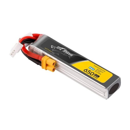 Bateria Lipo Tattu 2S 650mAh 95C 7.6V HV XT30 Long-Pack