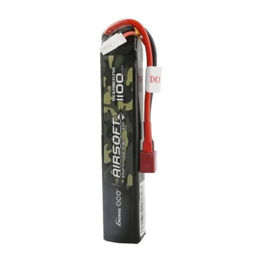Batteria Gens ace 25C 1100mAh 3S1P 11.1V T-plug per Airsoft