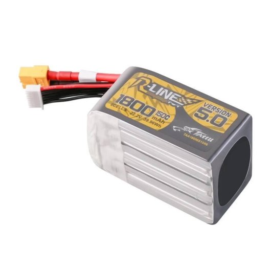 Lipo-Akku Tattu R-Line Version 5.0 1800mAh 22.2V 150C 6S mit XT60-Anschluss