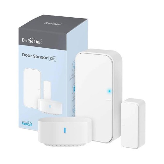 Sensor de Puertas y Ventanas BroadLink DS4-FC Wi-Fi con Hub S3 Integrado