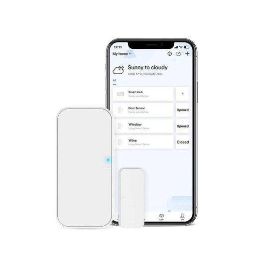 Sensor de Puertas y Ventanas BroadLink DS4-FC Wi-Fi con Hub S3 Integrado