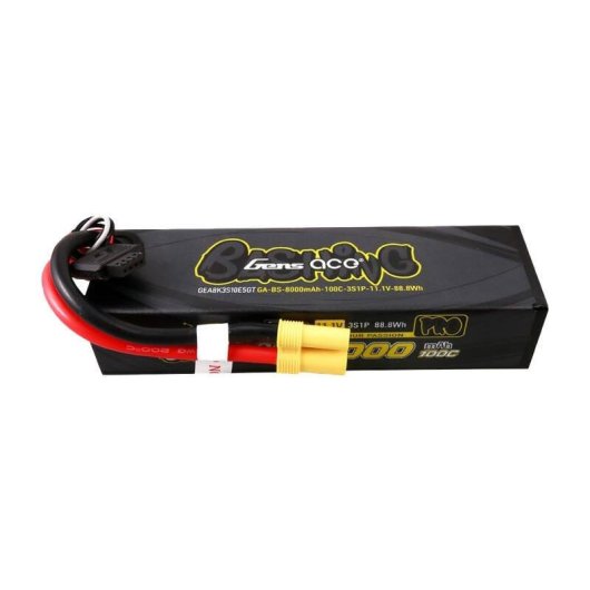Batterie Gens Ace G-Tech 8000mAh 11.1V 3S1P LiPo EC5 pour RC