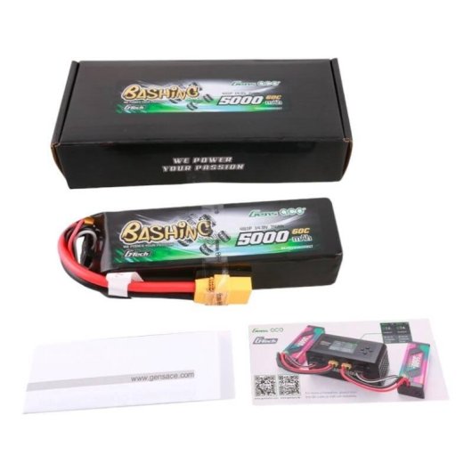 Bateria Gens ace GEA504S60X9GT 5000mAh 14.8V 4S1P 60C LiPo XT90