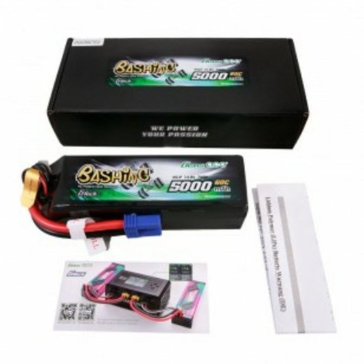 Batterie Gens ace GEA504S60E5GT 5000mAh 14.8V LiPo 4S1P 60C EC5