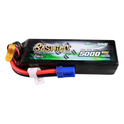 Batterie Gens ace GEA504S60E5GT 5000mAh 14.8V LiPo 4S1P 60C EC5