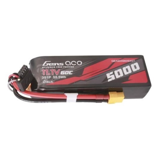 Batería Gens ace GEA503S60SXGT 5000mAh 11.1V 60C LiPo XT60