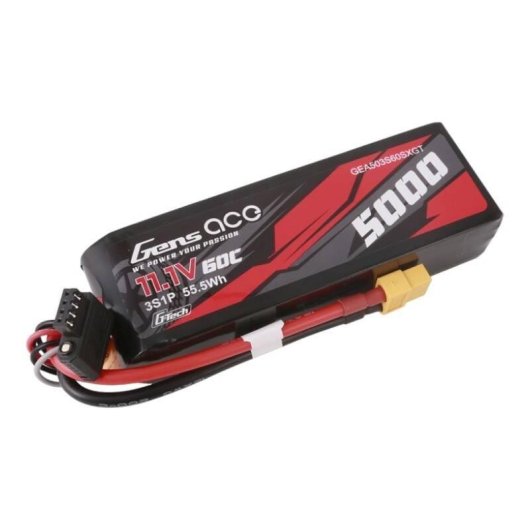 Batería Gens ace GEA503S60SXGT 5000mAh 11.1V 60C LiPo XT60