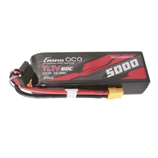 Batterie Gens ace GEA503S60X6GT 5000mAh 11.1V 60C LiPo XT60