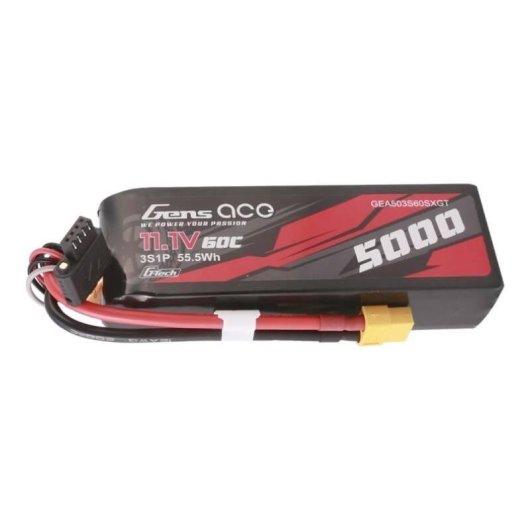 Batterie Gens ace GEA503S60X6GT 5000mAh 11.1V 60C LiPo XT60