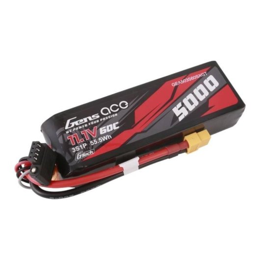 Batterie Gens ace GEA503S60X6GT 5000mAh 11.1V 60C LiPo XT60