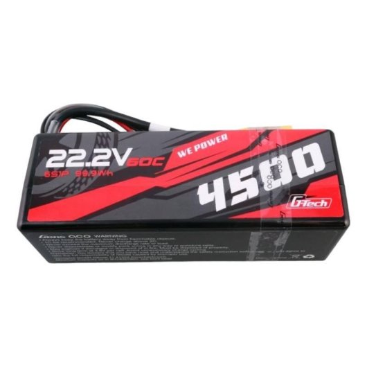 Batteria Gens Ace GEA456S60X9GT 4500mAh 22.2V 60C HardCase RC