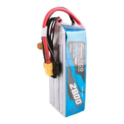 Batteria Gens ace G-Tech 2800mAh 22.2V 60C 6S1P Lipo con connettore XT60