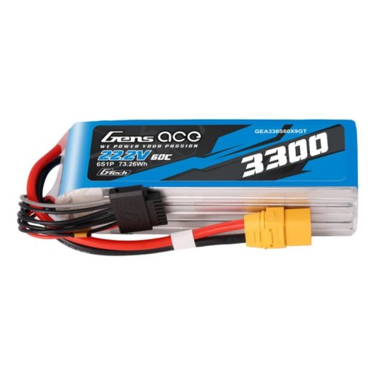 Batteria Gens Ace G-Tech 3300mAh 22.2V 60C 6S1P XT90