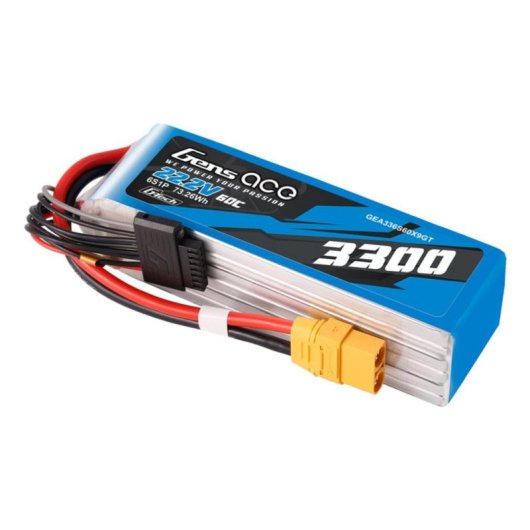Batteria Gens Ace G-Tech 3300mAh 22.2V 60C 6S1P XT90