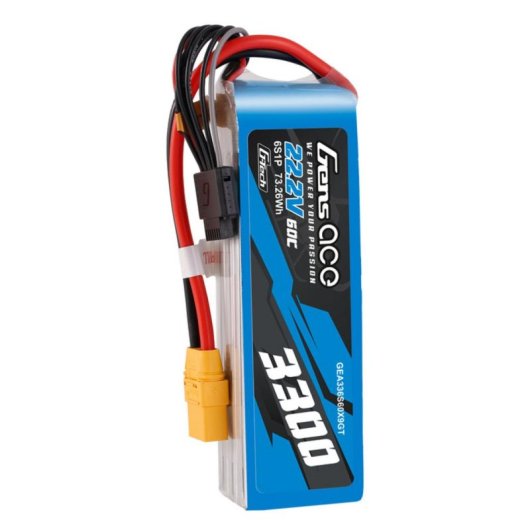 Batteria Gens Ace G-Tech 3300mAh 22.2V 60C 6S1P XT90