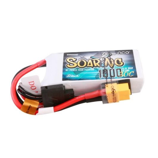 Batería Gens ace GEA103S30X6GT 1000mAh 11.1V 3S LiPo RC