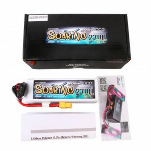Batteria Gens ace G-Tech Soaring 2700mAh 11.1V 30C 3S1P LiPo