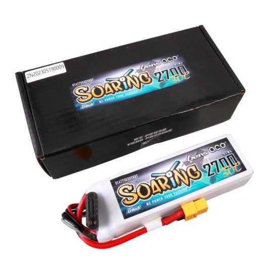 Batteria Gens ace G-Tech Soaring 2700mAh 11.1V 30C 3S1P LiPo