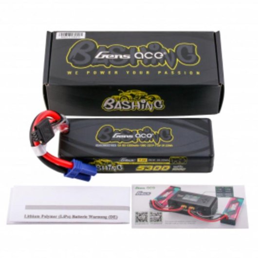 Bateria Gens Ace GEA53002S10E5 5300mAh 7.4V 100C 2S1P LiPo EC5