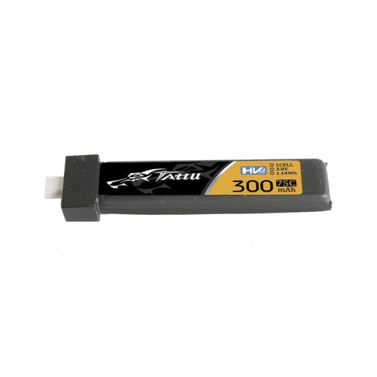 Batteria LiPo Tattu 300mAh 3.8V 75C 1S1P HV BT2.0.5 (5 unità)