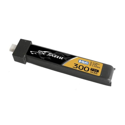 Batteria LiPo Tattu 300mAh 3.8V 75C 1S1P HV BT2.0.5 (5 unità)