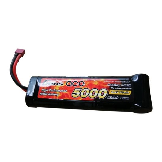 Batería Gens Ace 5000mAh 8.4V NiMH T-Plug para RC