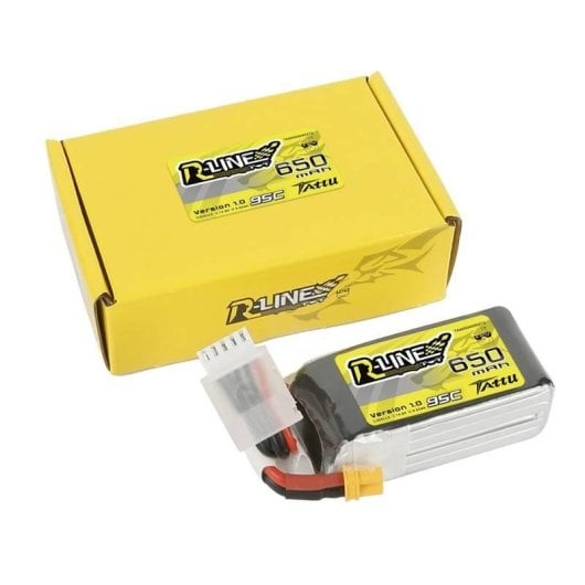 Batería Tattu R-Line 650mAh 14,8V 95C 4S1P XT30 para drones