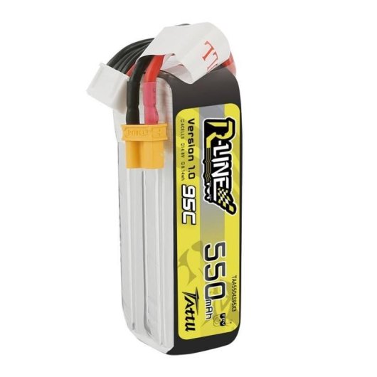 Batterie Tattu R-Line 550mAh 14.8V 95C 4S1P pour drones