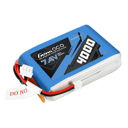 Bateria para emissor Gens Ace 4000mAh 7.4V LiPo Azul