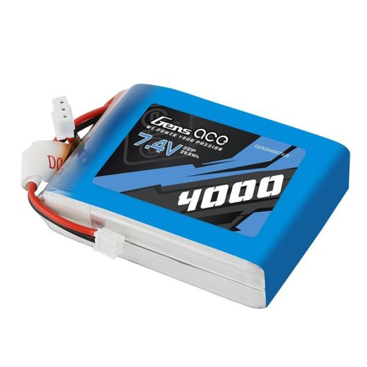 Bateria para emissor Gens Ace 4000mAh 7.4V LiPo Azul