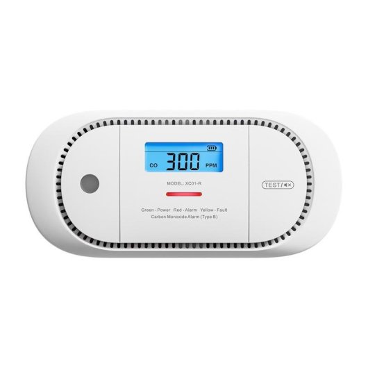 Kohlenmonoxidmelder X-Sense XC01-R Elektrochemisch Alarm LCD