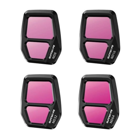 Filtre de lentille Sunnylife A3S-FI926 pour AIR 3S 4 pièces ND8+ND16+ND32+ND64