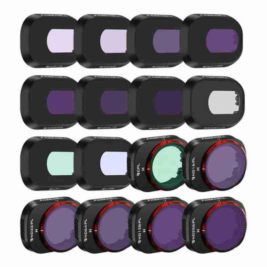 Set mit 16 Freewell FW-MN4-MEGA Filtern für DJI Mini 4 Pro