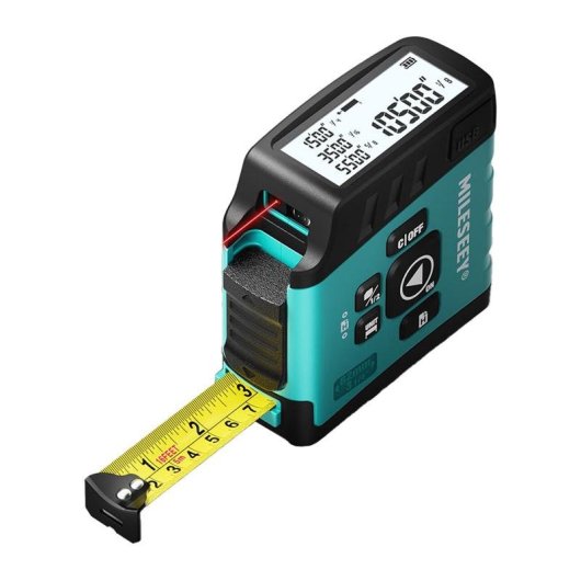 Medidor Láser Mileseey DT20 con Cinta Métrica de 40m