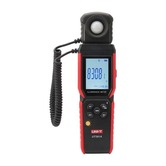 Medidor de iluminancia UNI-T UT381A con Bluetooth y corrección de color