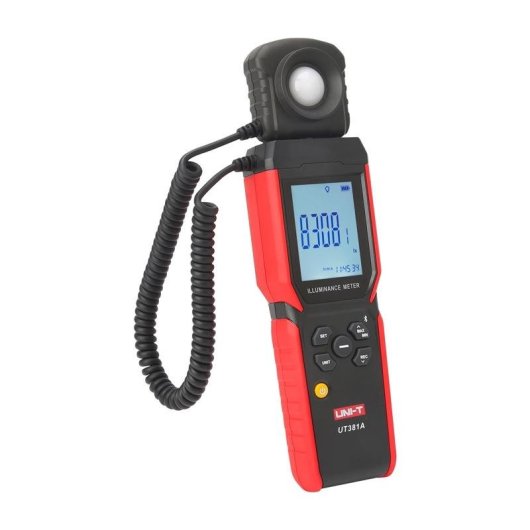 Medidor de iluminancia UNI-T UT381A con Bluetooth y corrección de color