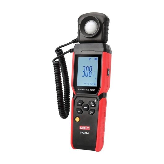 Medidor de iluminancia UNI-T UT381A con Bluetooth y corrección de color