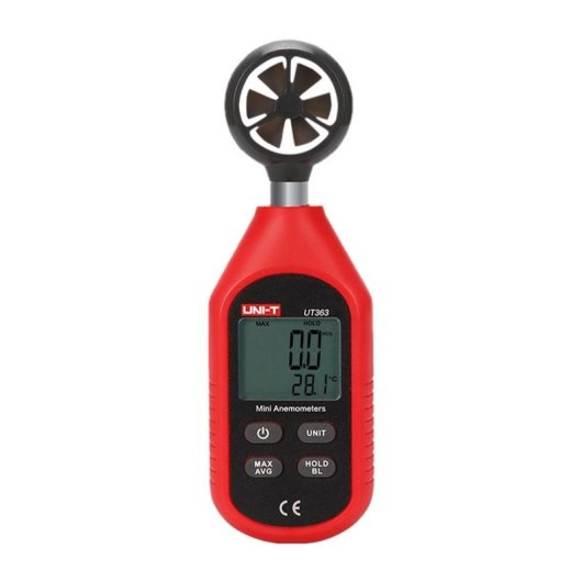 Anemómetro UNI-T UT363 Medidor de Viento y Temperatura Digital