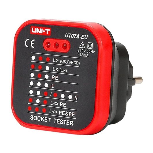 Verificatore di prese UNI-T UT07A-EU 230V