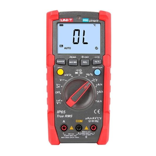 Multímetro digital profesional UNI-T UT191T True RMS IP65