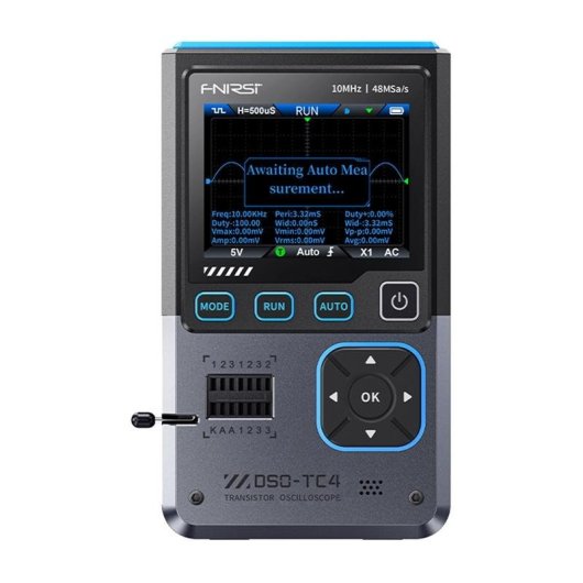 Osciloscopio FNIRSI DSO-TC4 3 en 1 Portátil 10 MHz 48 MSa/s