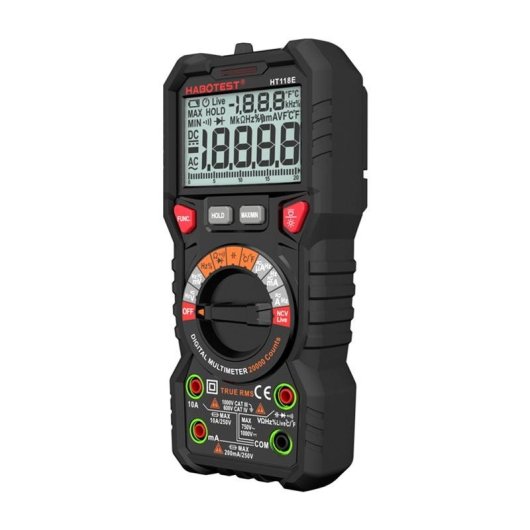 Multímetro Digital Habotest HT118E True RMS NCV