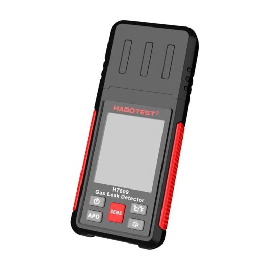 Detector de Gas Habotest HT609PRO Sensibilidad Ajustable Sonda Telescópica Alarma Dual