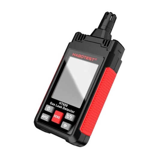 Detector de Gas Habotest HT609PRO Sensibilidad Ajustable Sonda Telescópica Alarma Dual