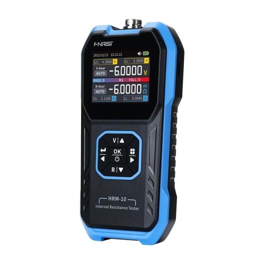 Medidor de resistencia interna FNIRSI HRM-10 para baterías