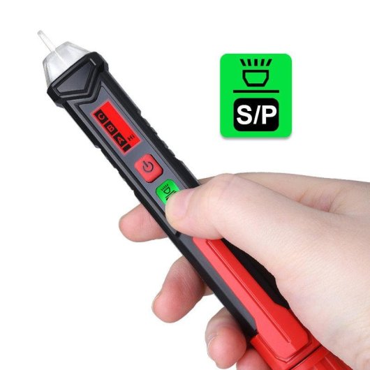 Detetor de cabos Habotest HT101 12-1000V Preto/Vermelho