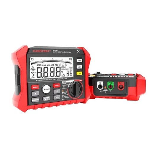 Medidor de resistencia de tierra Habotest HT2302 digital