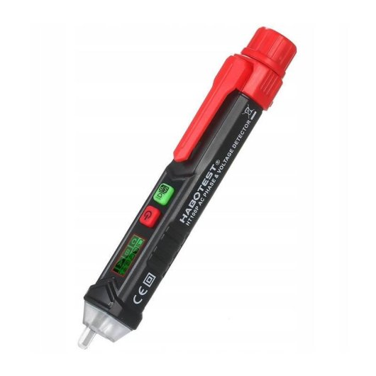 Rilevatore Cavi Habotest HT100P 12-1000V Nero/Rosso