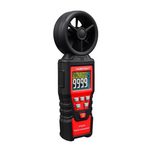 Anemómetro Digital Habotest HT625A Medidor de Viento y Caudal de Aire