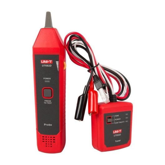 Detector de pares de cables UNI-T UT682D con transmisor y receptor
